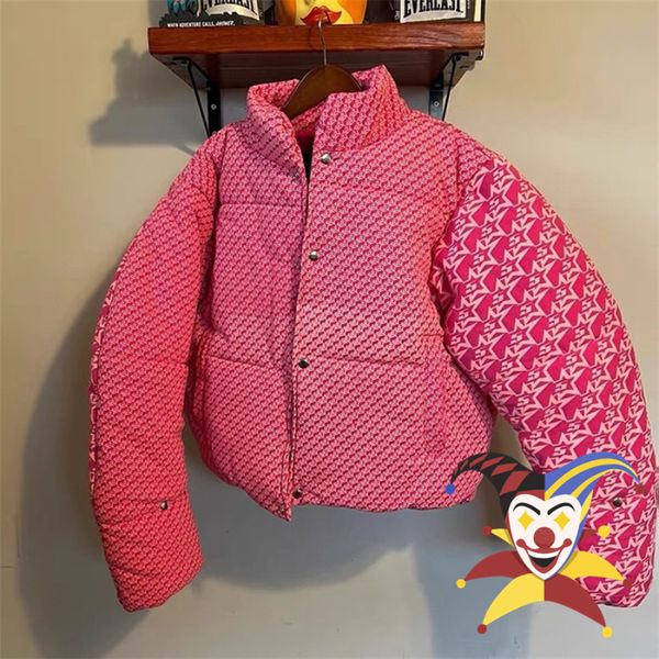 

men's down parkas young thug sp5der 555 pink puffer jack men women thicken keep warm jacket 555555 coats 221207, Black