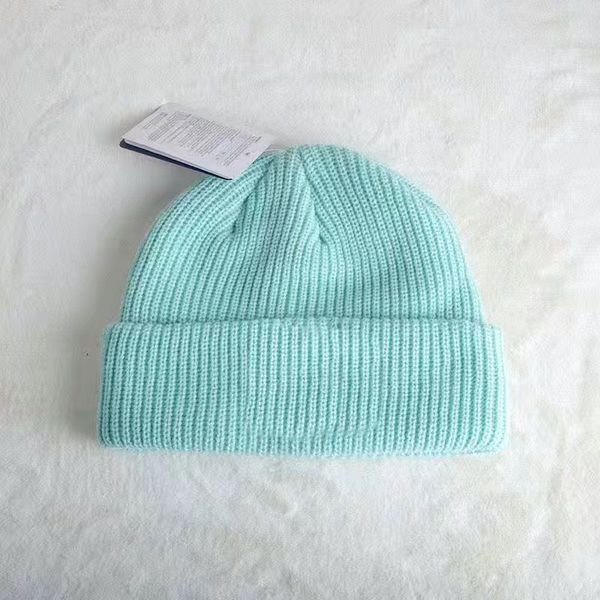 

women designer hat winter fashion warm wool cap for mens womens ball hats letter striped solid wools flanging knitted antie cotton beanie ca, Yellow