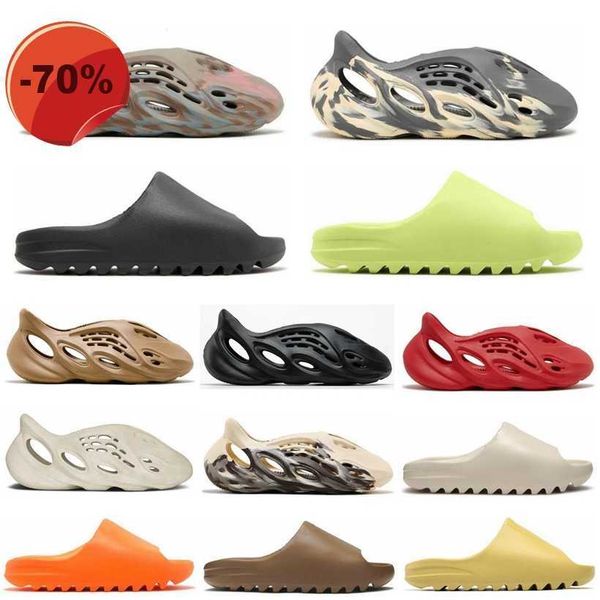 

sandals 2023 designer sandals foam runner slippers men woman sandal black white resin pure ochre bone slippers mens womens slide slipper