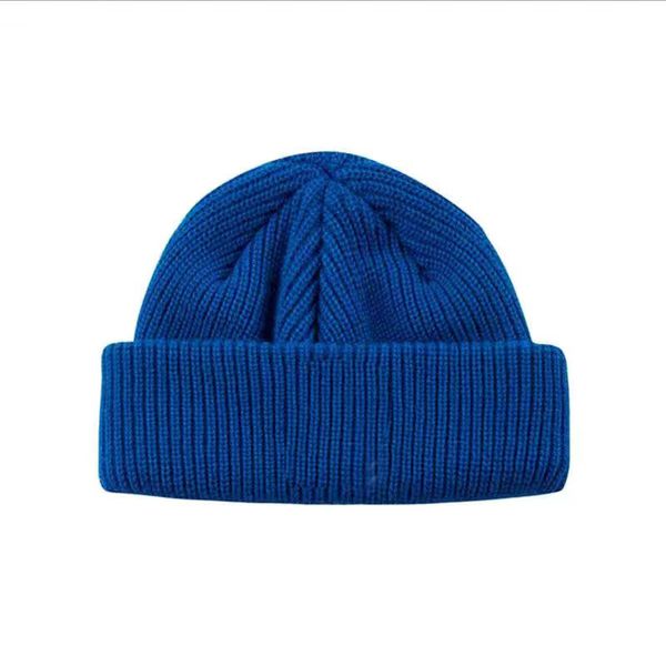 

newstyle women luxury hat winter fashion warm wool cap men ball hats letter striped solid wools flanging knitted antie cotton beanie caps, Yellow