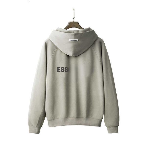 

men's and women's hoodies fall winter 2022 new fashion brand ess sweatshirts multi thread loose pullover for t3, Black