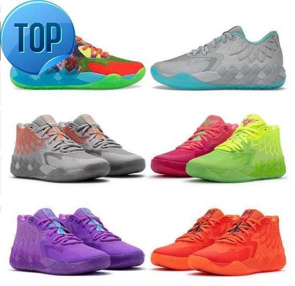 

2023 high shoesrunning shoes 2022 lamelo ball mb 01 basketball rick red green and morty galaxy purple blue grey black queen buzz city melo s