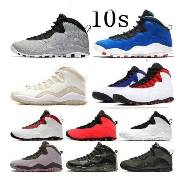 

man shoe jumpman 10 10s men basketball shoes cool grey cement dark smoke grey powder blue desert woodland camo seattle fusion red mens train
