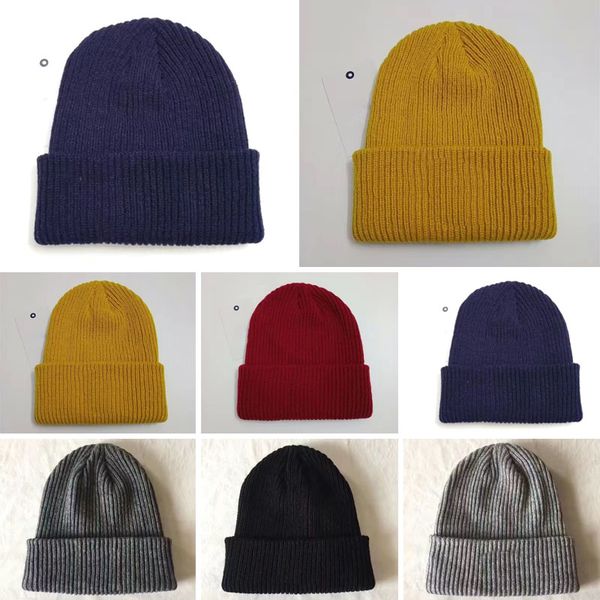 

mens luxury beanie brand cap womens knitted hat gorros bonnet knit hats classic sports skull caps women casual outdoor beanies, Yellow