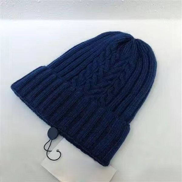 

mens luxury knitted hat brand designer beanie cap men and women autumn winter wool caps casual fitted fashion for lovers, Yellow