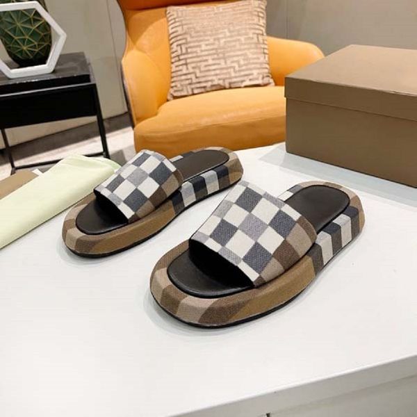 

luxury slipper designer sandal italy brand slides women slippers flat bottom flip flop sneakers boots casual shoe by 9 071, Black