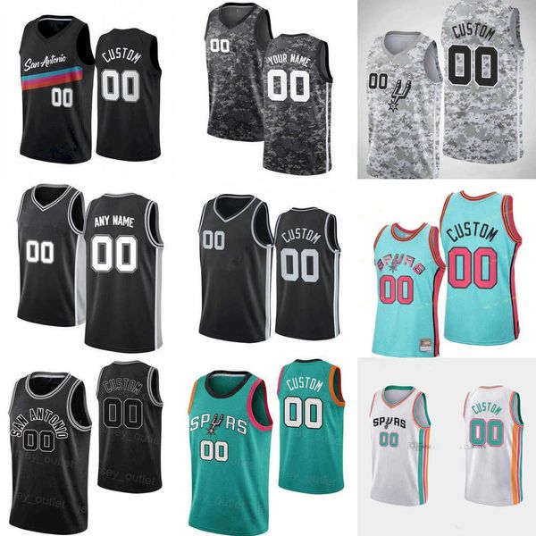 

men women youth san antonio''spurs''custom 10 jeremy sochan 41 gorgui dieng 35 romeo langford 14 blake wesley 22 malaki, Black;red