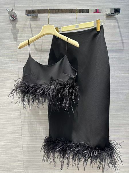 

two piece dress 2023 new spring summer and skirts brand same style 2 pieces sets women's 1208-7, White