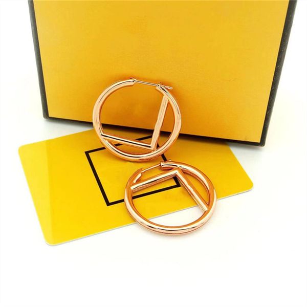 

desinger earrings large circle chain hoop ear rings for women female punk big metal hollow gold color geometric earring fashion jewelry whol, Golden;silver