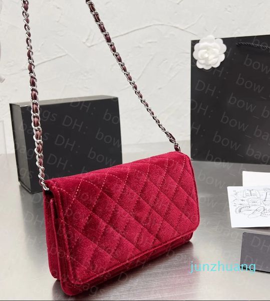 

cc bag luxury women designers bags classic flip velvet shoulder handbag gold chain crossbody handbags fall winter genuine leather messenger