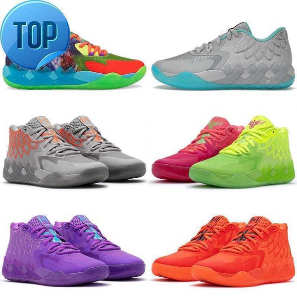 

roller shoes sports lamelo basketball shoes sneakers outdoor trainers ball mb.01 mens 3 balls be you ufo rock ridge red rick and morty queen, Black