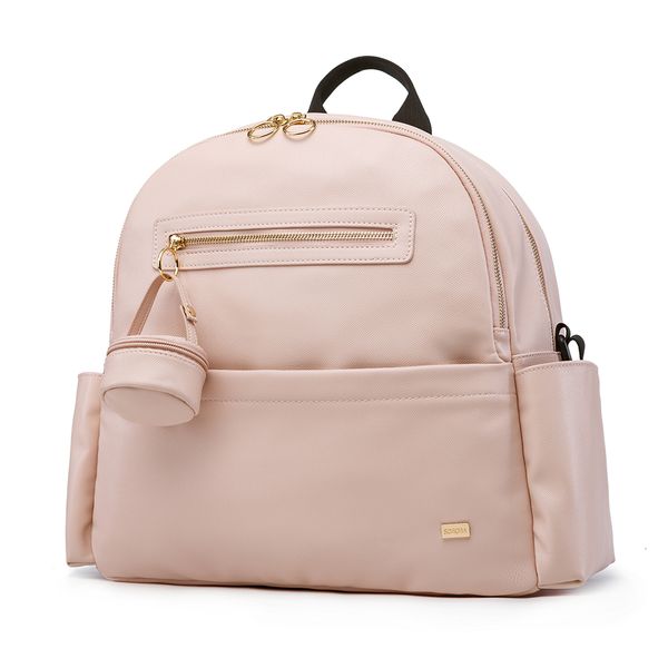 

diaper bags soboba pink with pacifier large capacity waterproof travelling nappy changing stroller for born 221208