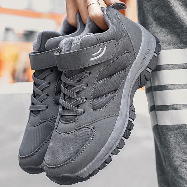 

dress shoes men women shoes winter women boots plush snow sneakers climbing hunting lace up outdoor warm 221207, Black