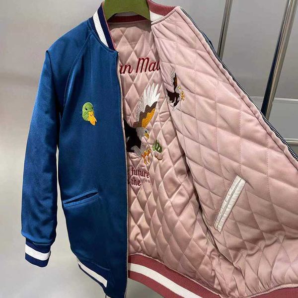 

men's jackets human made jackets embroidered yokosuka double-sided wear men women 1 1 oversize jackets t221206, Black;brown