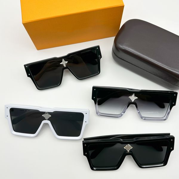 

Top Designer glasses Cyclone Sunglasses Men and Women Fashion Large Frame Square Mens Sunglass Oversized Glasses Millionaire Plank Sun s