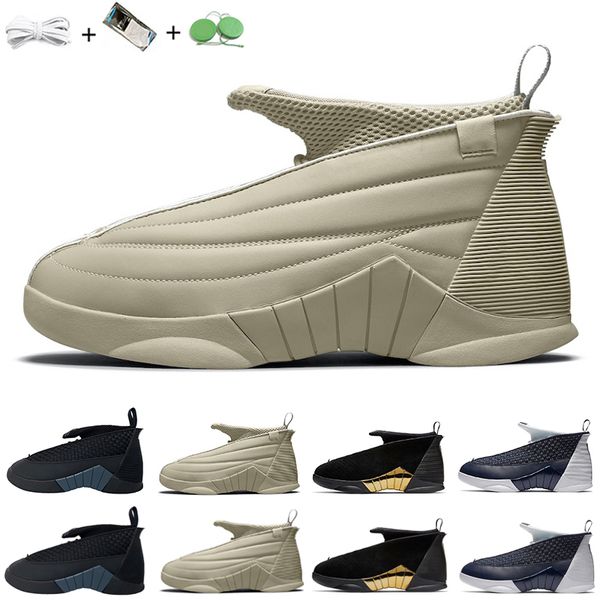 

jumpman 15 15s mens basketball shoes billie eilish doernbecher obsidian stealth men trainers outdoor sports sneakers 40-46