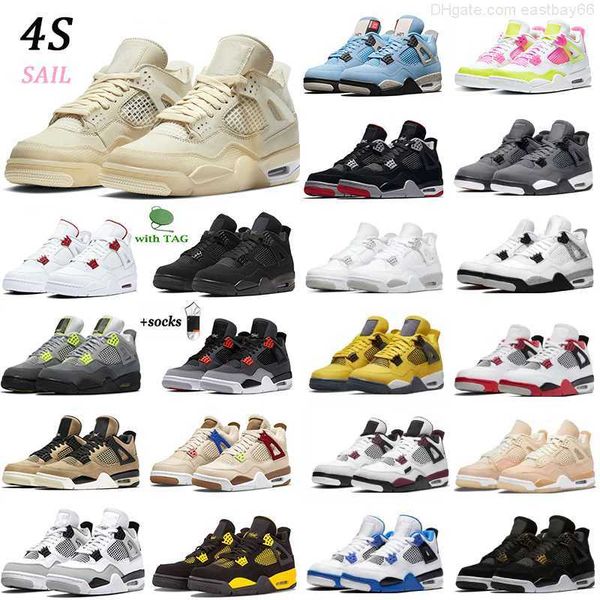 

university blue jumpman 4 4s basketball shoes men sail white guava ice oreo sail noir metallic purple black cat bred shimmer cactus jack