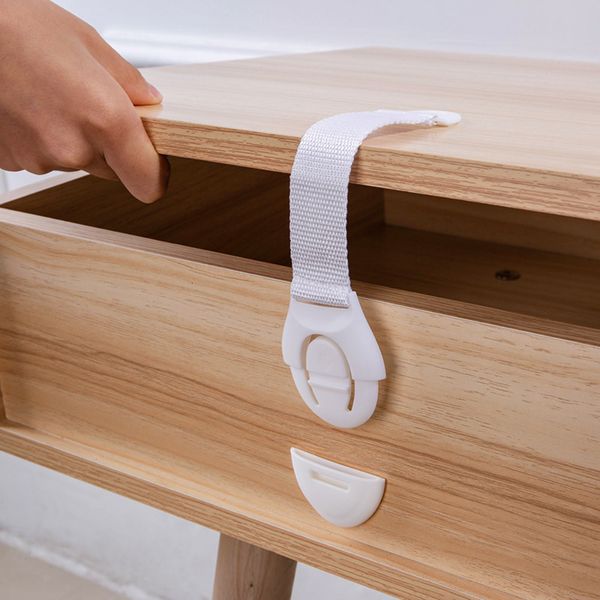 

baby locks latches# 10pcslot drawer door cabinet cupboard toilet safety kids care plastic straps infant protection 221208
