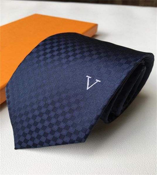 

luxury designer men039s letter 100 tie silk necktie black blue aldult jacquard party wedding business woven fashi5545842, Blue;purple