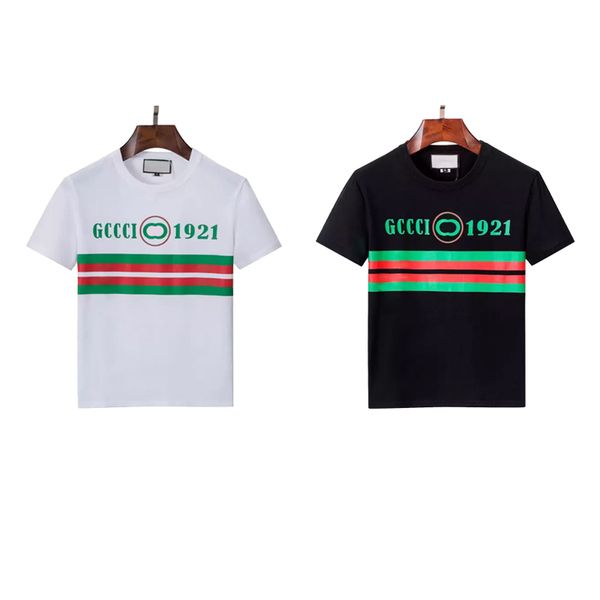 

mens t-shirts letters designer graphic tees printed t-shirt cotton round neck short sleeve couples casual summer breathable clothing clothes, White;black