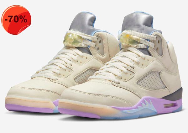 

shoes high dj khaled 5 we the sail crimson bliss leche blue 5s outdoor sneakers men sports original dv4982-641