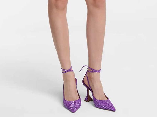 

wedding shoes for high heels baotou thin heel strap party rhinestone sandals women, Black