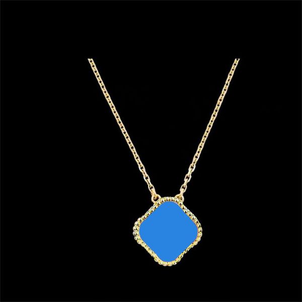 

heart necklace designer necklaces classic 4/four leaf clover locket fashion jewelry necklace high quaulit choker chains 18k plated gold silv, Silver