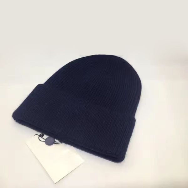

luxury knitted hat brand designer beanie cap men women autumn winter wool skull caps casual fitted fashion for gift, Yellow