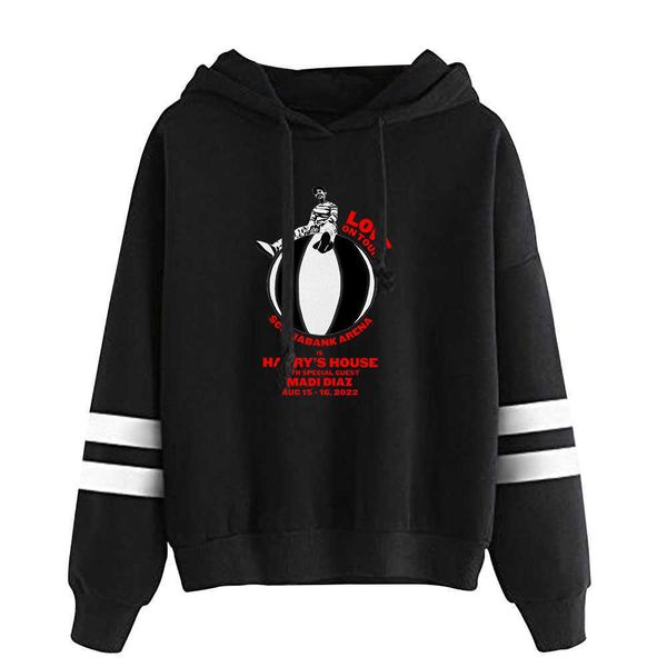 

love on tour merch harry styles merch hoodie sweatshirt woman man clothes, Black