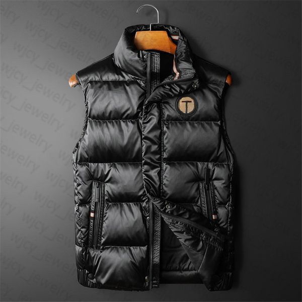 

Casual Men's Vests Coat Designer Short Jackets Corset WomanThick Outfit Windbreaker Pocket Outerwear Warm Vest, C1