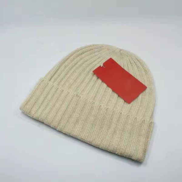 

hat knit beanie hat designer cappello uomo winter casual solid dome multicolor warm hats designers mens womens bonnet thickened chapeau casq, Yellow