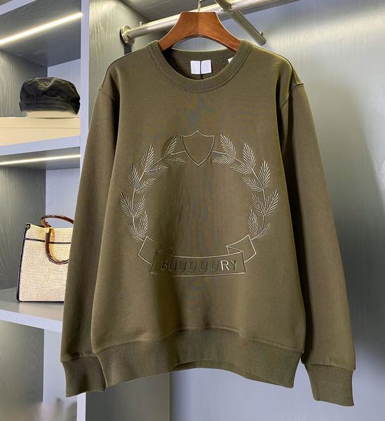 

designer mens hoodies sweatshirts european and american solid color men women's sweater velvet printing letter embroidery hoodie tracks, Black