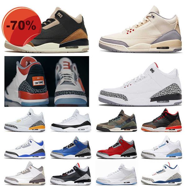 

high shoes designer basketball shoes jumpman 3 3s iii mens womens muslin shady neapolitan desert elephant dark iris fragment unc sports snea, Black