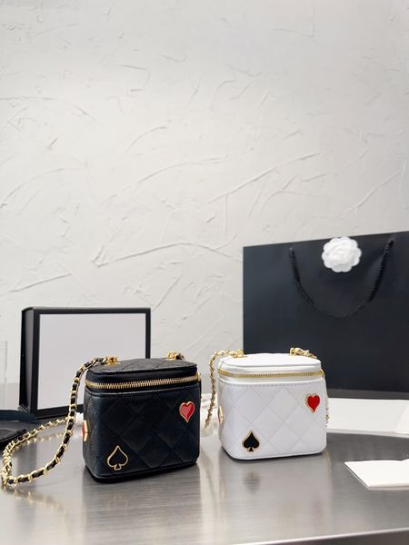 

tz women crossbody bag designer shoulder handbags luxury mini vanity with chain and mirror portable box cosmetic lipstick bag ladies fashion