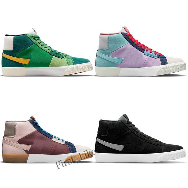 

fashion women mens outdoor shoes blazer mid 77 vintage black white off beige lx lucky charms pendants zoms premium sb mosaic pack