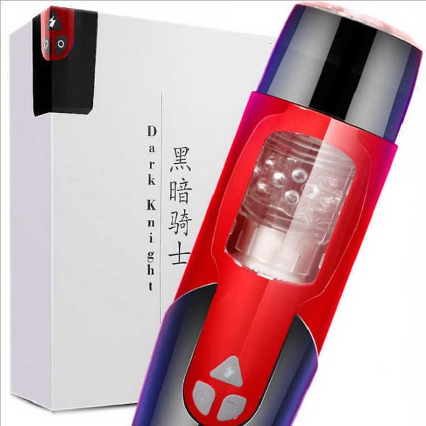 

dark knight telescopic rotary automatic pronunciation aircraft cup pulse intelligent bed call male masturbator products