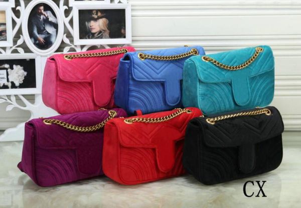 

marmont velvet chevron flap bag women's designer chain matelasse quilted shoulder bags double heart shape message crossbody bags 44357#