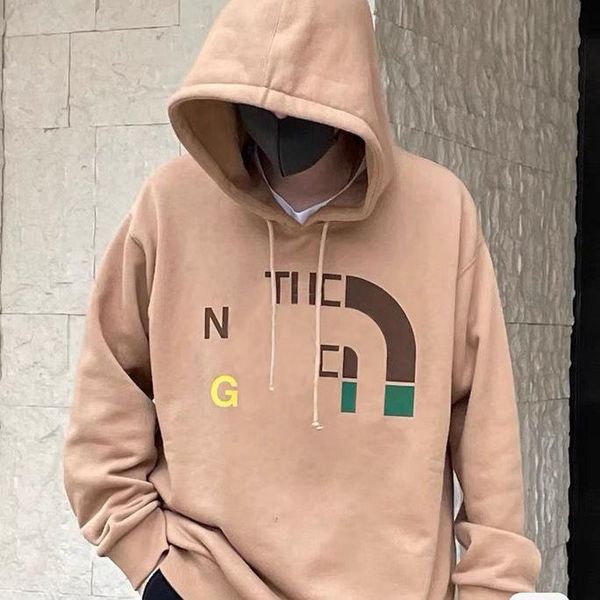

men women guccie hoodie designer hoodies north felpa face warm fashion pullover sweatshirt long sleeve loose hoodie couple clothing asian s, Black