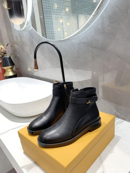 

shoes t01 designer version hand-customized 2021 new todd's fashion ladies boots mid-top, Black