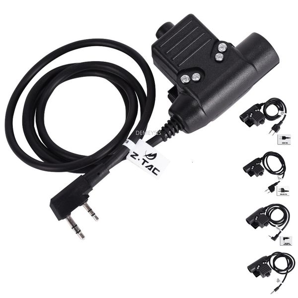 

other sporting goods military headset adapter u94 ptt icom midland motorola talkabout mobile phone tactical headset ptt plug 221207