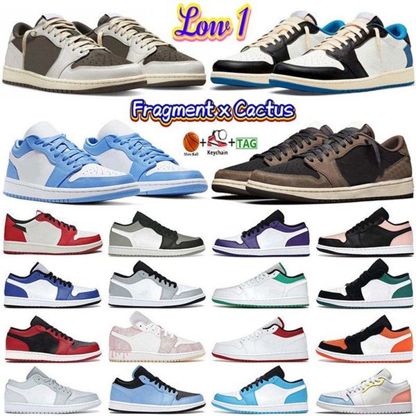 

jumpman 1 low basketball shoes for men women 1s wolf grey fiber all-star arctic carbon punch reverse black toe fragment mocha unc grey camo