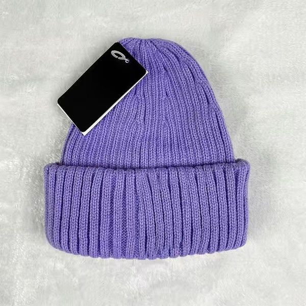 

womens luxury knitted ball hat brand designer beanie wool cap men women autumn winter wool skull outdoor caps casual fitted fashion for love, Yellow