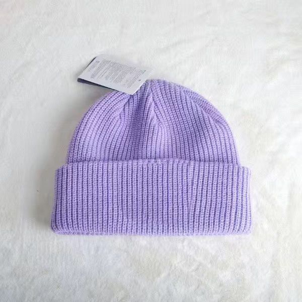 

women luxury hat winter fashion warm wool cap for mens womens ball hats letter striped solid wools flanging knitted antie cotton beanie caps, Yellow