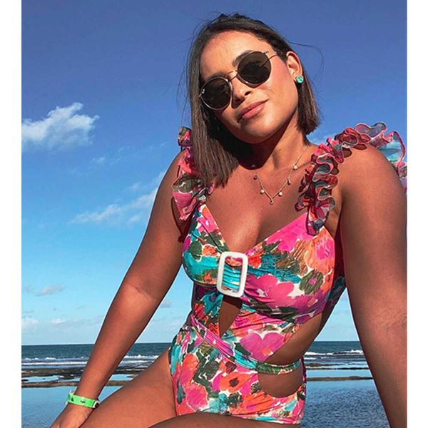 

swim wear 2022 new one piece swimsuit women swimwear beach tunic cotton beach cover up beach dress cover up beachwear pareo sarong t221208