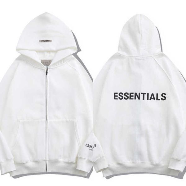 

luxury essentials men's tracksuits sweatshirts fashion zipper hoodies men women sportswear pant suit hooded sweater casual pullover co, Gray