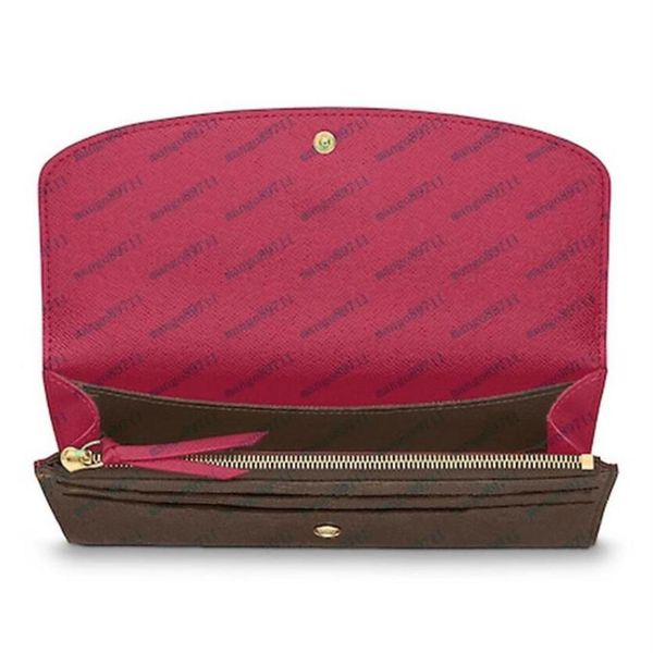 

purses women's wallets zipper bag female wallet purse fashion card holder pocket long women tote bags with box dustbags2936, Red;black