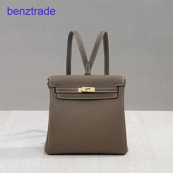 

designer herme kely bags for women price ba pa women's leather cowhide schoolbag litchi pattern 2022 new internet red