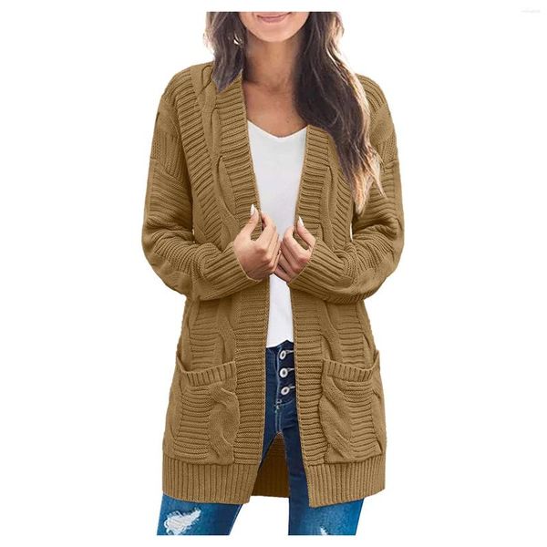 

women's vests knit sweater women autumn 2022 female casual long sleeve button lady cardigan knitted sweaters coat femme cardigans #t1g, Black;white