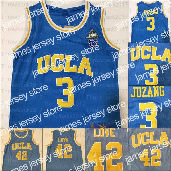 

basketball jerseys custom ucla college basketball jerseys 0 westbrook 3 johnny juzang 5 smith 21 holiday 42 love 14 lavine, Black;red