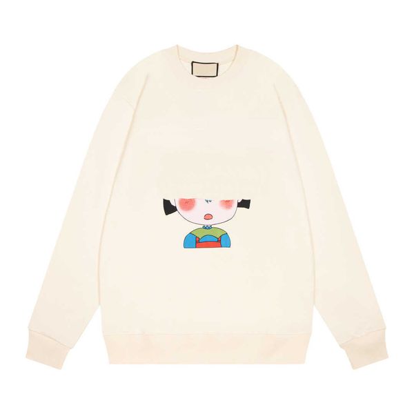 

2022 new fashion cherry small meatball sweater for men and women long sleeve, Black